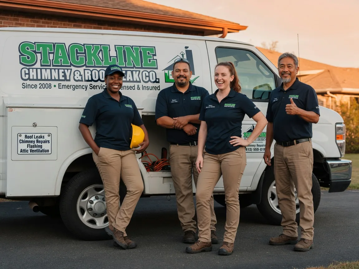 Chimney flashing repair company in Villa Grande, CA